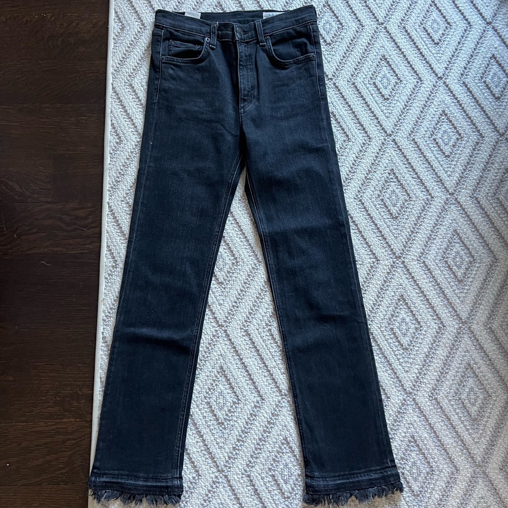 Rag and Bone washed black jeans